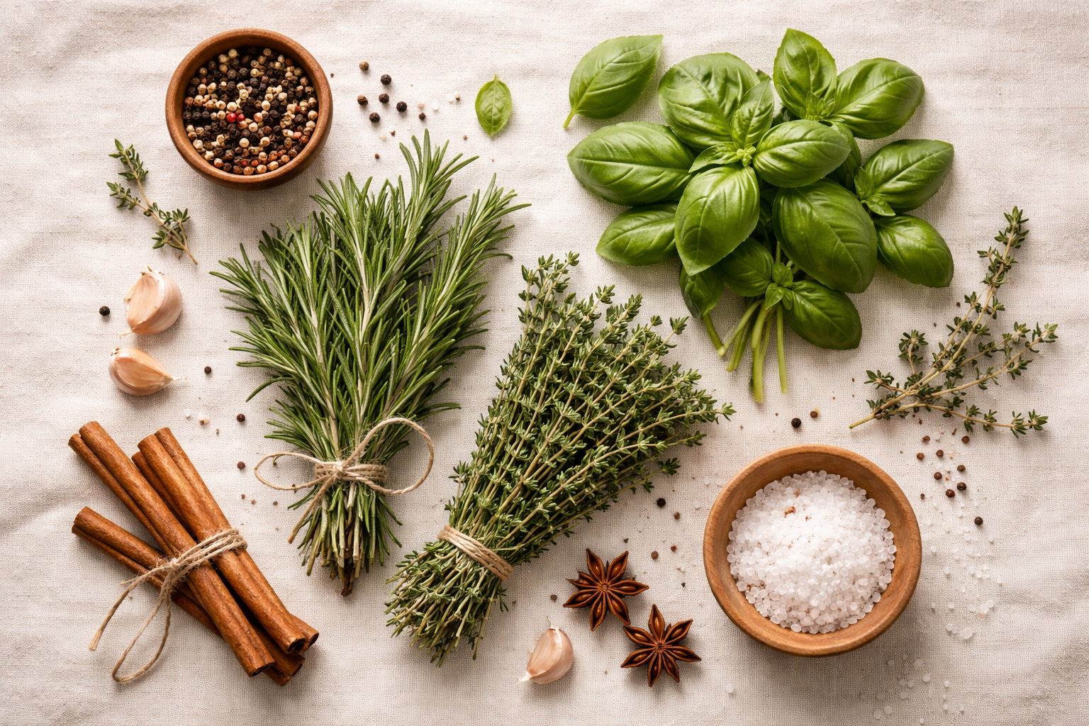 Kräuter und Gewürze