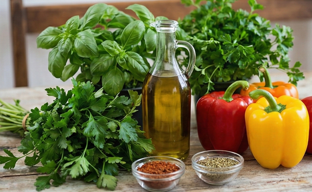 المكونات الطازجة